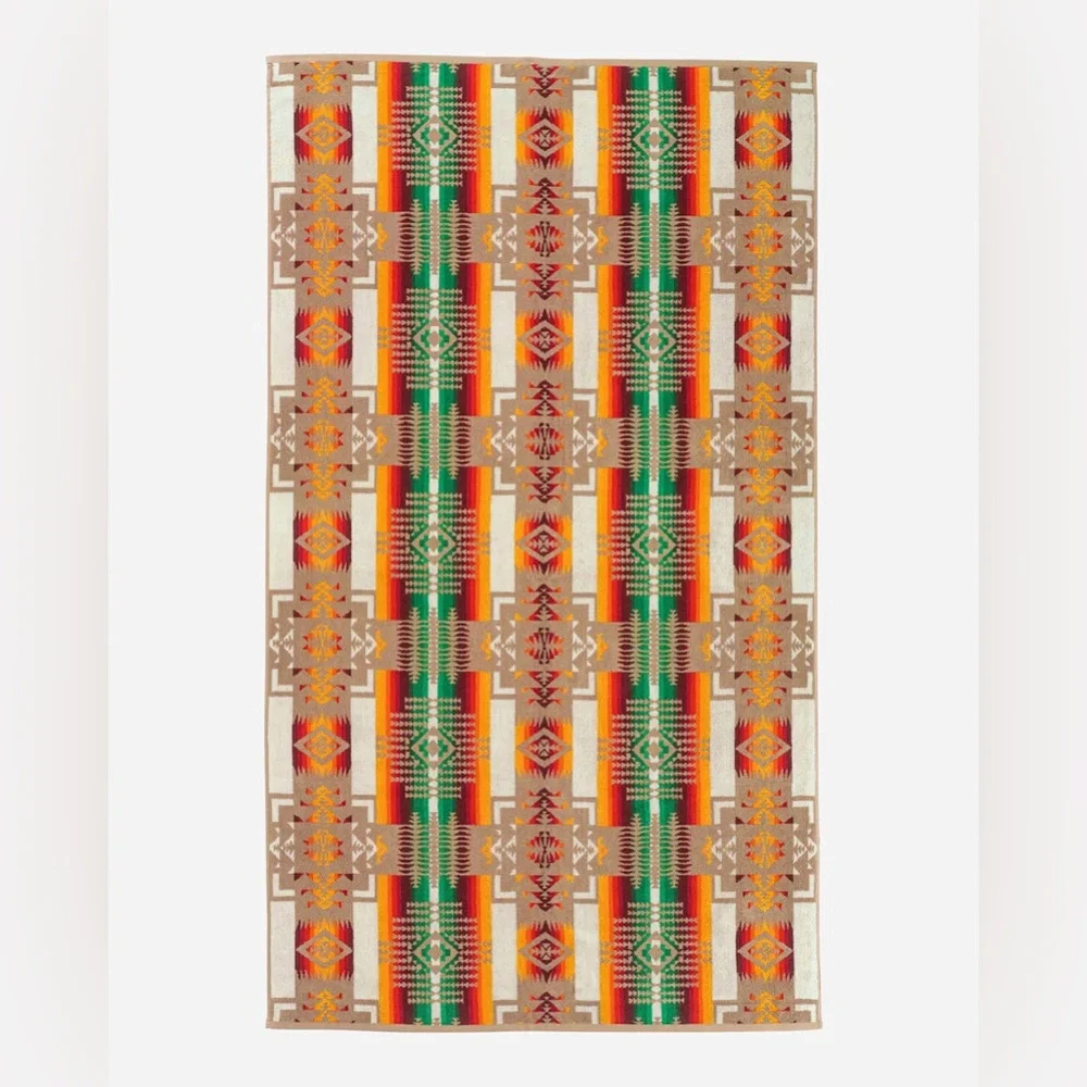 NWT Pendleton Jacquard Spa Towel Chief Joseph Beach Pool XL 40x70 Oversized
